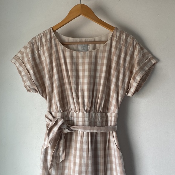 Anthro HD in Paris 2 Gingham Ribboned Dress - Picture 5 of 14